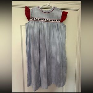 Blue and Red Kids Dress